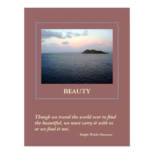 Finding Beauty poster print