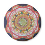 Finding Fire Mandala Refrigerator Magnet