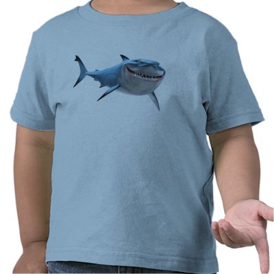 Finding Nemo's Bruce t-shirts