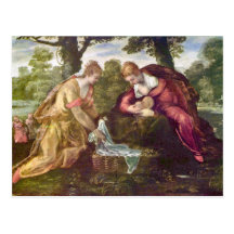Finding of Moses by Tintoretto Post Card