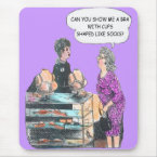 Finding the Right Bra Mousepad mousepad