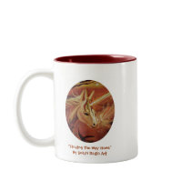 Finding The Way Home - Unicorn & Fairy Art Mug.