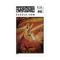 Finding The Way Home - Unicorn & Fairy Art Stamps stamps