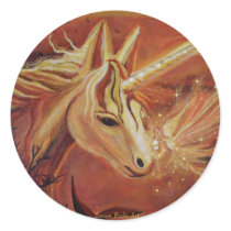 Finding The Way Home - Unicorn & Fairy Art sticker