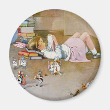 FINDING WONDERLAND REFRIGERATOR MAGNET