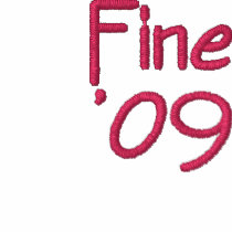 Fine '09 embroidered shirts