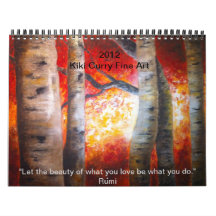 Fine Art Calender by Kiki Curry   2012 Calendars