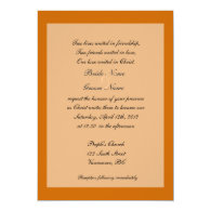 Fine art Christian fall wedding invitations Custom Invitations