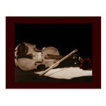 Fine Art Classic Violin Sweet Melondy Postcard