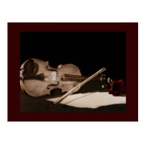 Fine Art Classic Violin Sweet Melondy Postcard