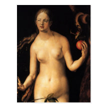Fine art Eve Postcard