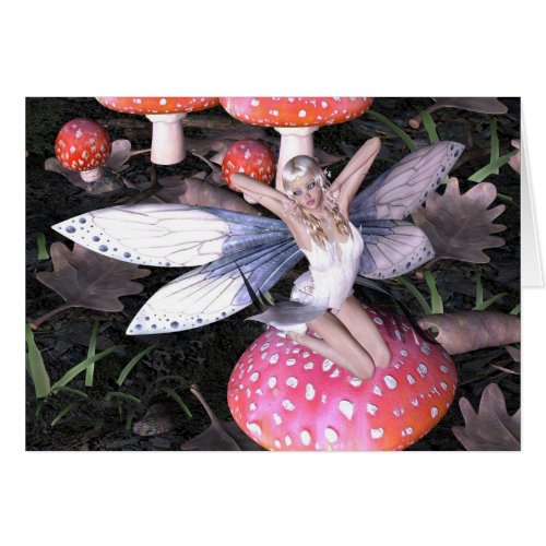 Fine Art - Fairy Note Card - Early One Morning card