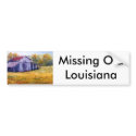 Fine Art Louisiana Barn from Oil Painting bumper stickers by Artist_Lenora Fine Art Louisiana Barn from Oil Painting bumper stickers