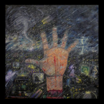 fine art print-''Mi Mano#3'' c'08 Adan Hernandez