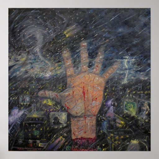 fine art print''Mi Mano3'' c'08 Adan Hernandez Zazzle