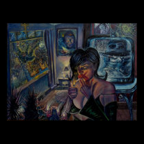 fine art-''Una Noche Oscura''c'05byAdan Hernandez posters