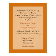 Fine art wedding invitations, Autumn Landscape Custom Announcement