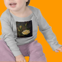 Fine Art Yellow Rose and Buds Still Life t-shirts