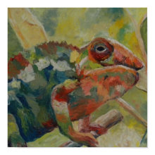 Fine Chameleon Art print