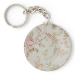 fine china floral keychain