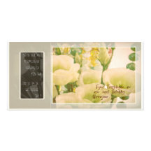 Fine Christmas days and happy Nieuwjaar_Foto card Personalized Photo Card