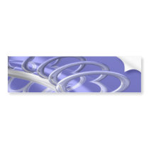 Fine chrome bumper stickers