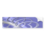 Fine chrome bumper stickers