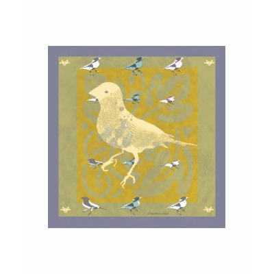 Fine Finch yellow : fine art graphic design T-shirts by eyecontact