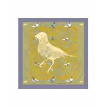 Fine Finch yellow : fine art graphic design t-shirts