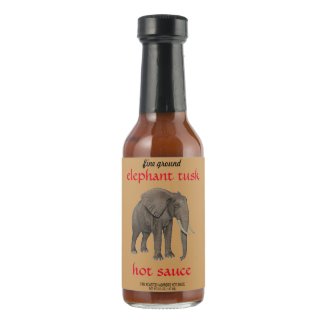 fine ground elephant tusk hot sauce