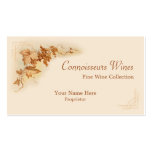 Fine wine business card