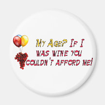 Fine Wine Fridge Magnet