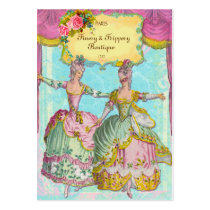 FINERY & FRIPPERY BOUTIQUE BUSINESS CARD business cards