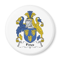 Fines Family Crest magnets