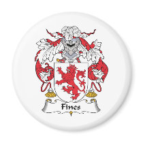 Fines Family Crest magnets