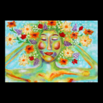 "Finest Thoughts" Full Bleed Print by Victoriart "Finest Thoughts" Full Bleed Print