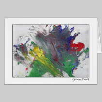 Finger Painting Two cards