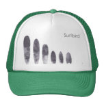 finger quiver, surfbird trucker hats