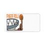 Finger Roll Personalized Address Labels