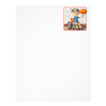 Finger Spin Letterhead Template
