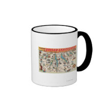 Fingerlakes, New York - Detailed Map Mugs