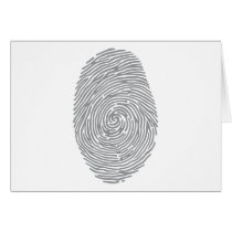 fingerprint2 greeting card