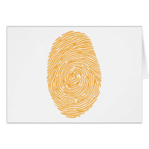 fingerprint3 greeting cards