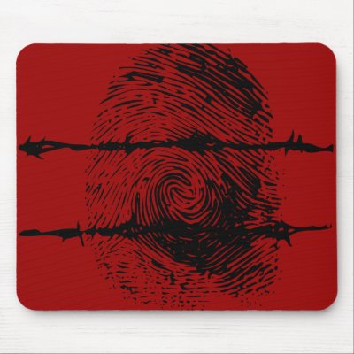 Fingerprint Mouse Pad by DarknessFallz