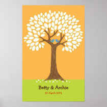 Fingerprint / Signature Tree Wedding (Sunset)