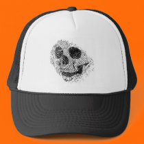 Fingerprint skull hats