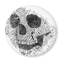 Fingerprint skull magnets