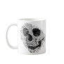 Fingerprint skull coffee mug