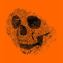 Fingerprint skull t-shirts