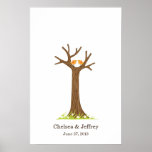 Fingerprint Tree (Sweet) Poster posters